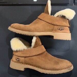 UGG Tan Suede Boots Size 8